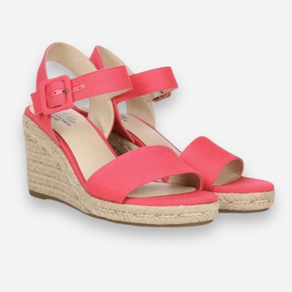 Life Stride Tango Espadrille Wedge 9 New - Picture 5 of 12